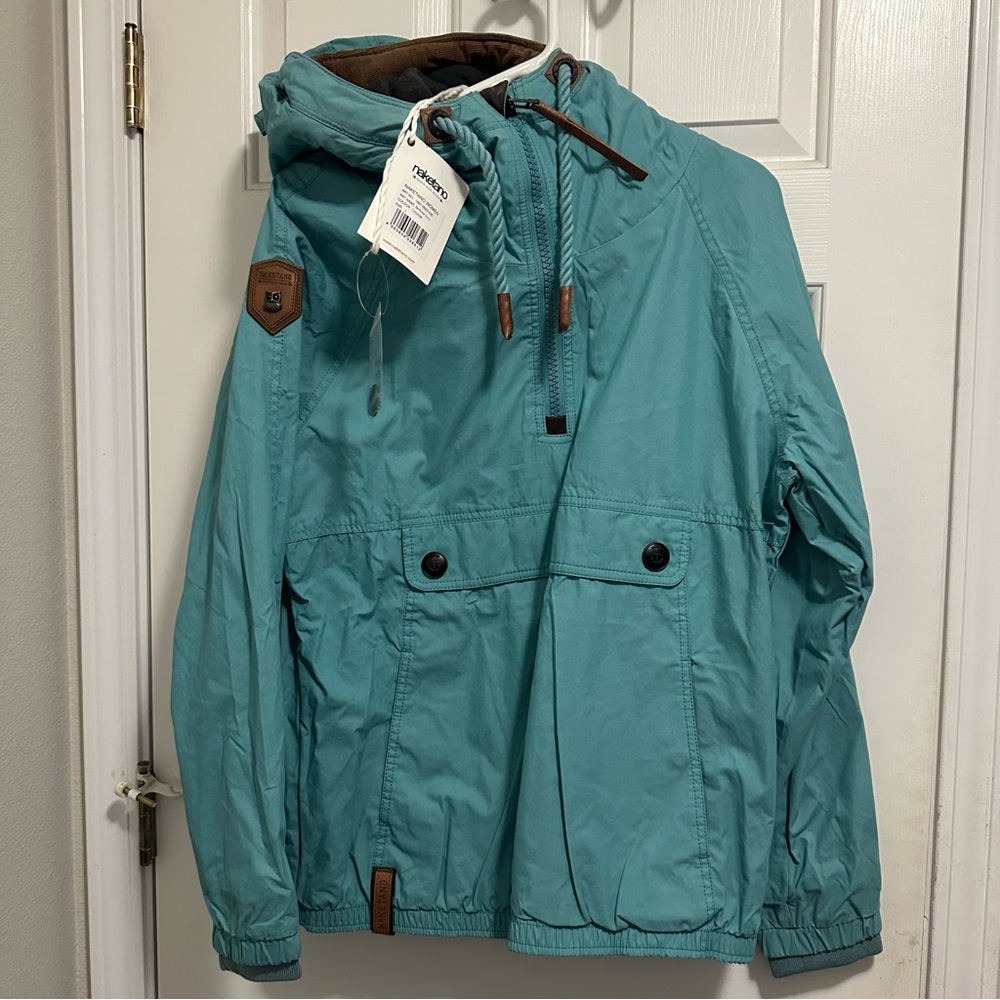 Naketano Teal Pullover Jacket for Women